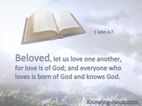 1 John 4:7